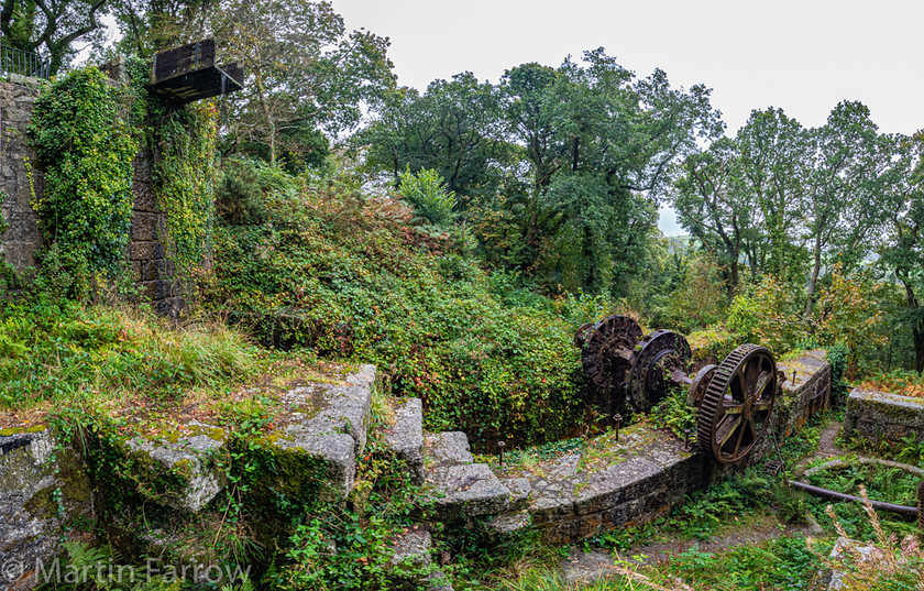 9282287-Pano 
 OLYMPUS DIGITAL CAMERA 
 Keywords: Cornwall, Liskeard, Luxulian Valley, autumn, green, shade, wooded, works