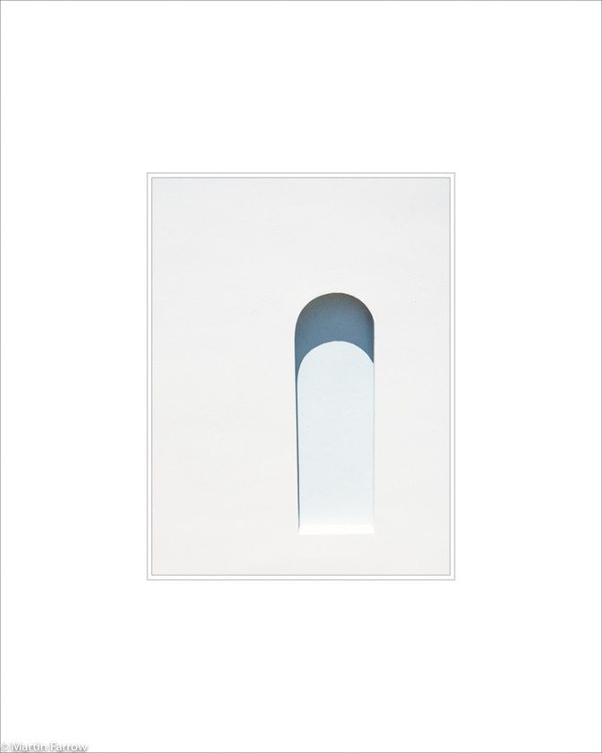 10 Recess 
 Arched recess in white wall 
 Keywords: ARPS panel fine art white simple abstract graphic architecture arch alcove recess wall Santorini Greece island Samos