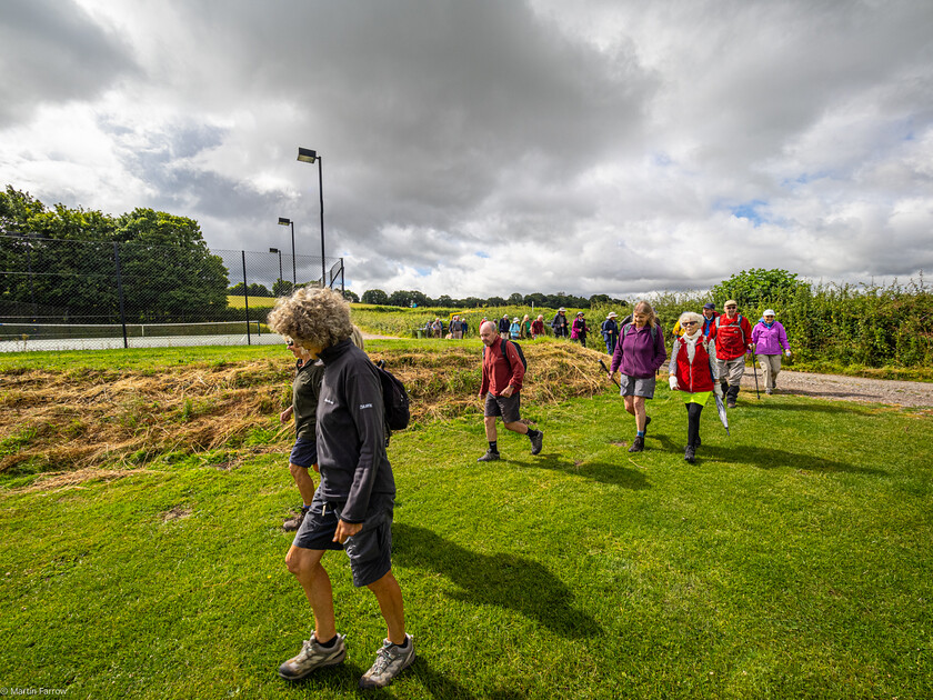 7067136 
 Keywords: 70th anniversary, Celebration, Cheriton, Flowr Pots, Ramblers, countryside, outdoors, party, summer, walk